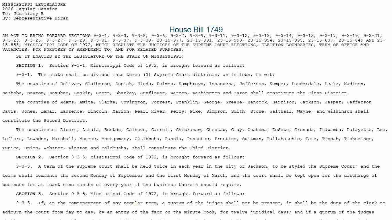 HB1749 (As Introduced) - 2026 Regular Session